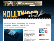 Tablet Screenshot of hollywoodoutbreak.com